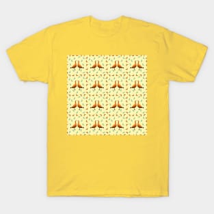 Orange ducks. Pattern T-Shirt